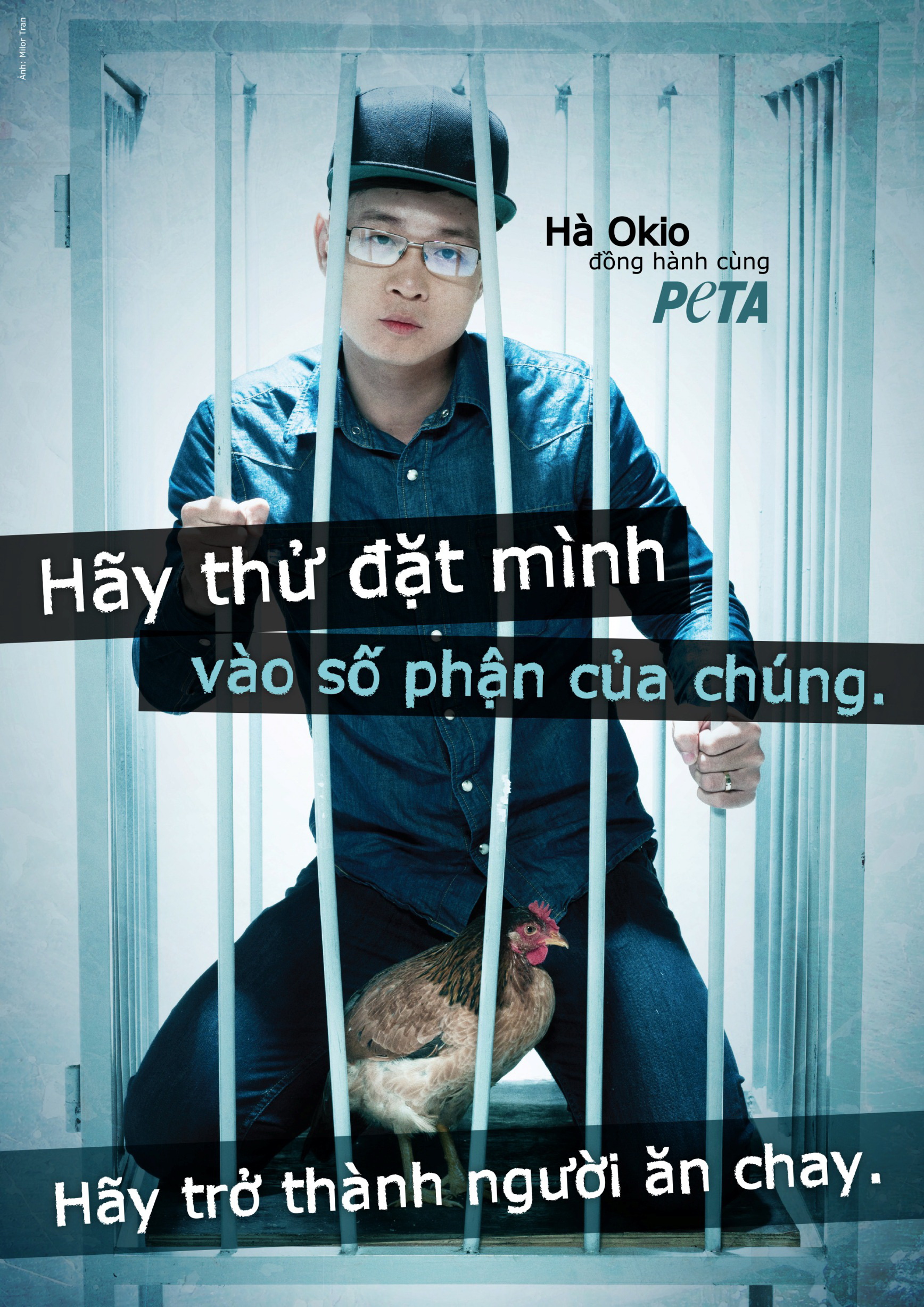 Hà[-]Okio[-]tham[-]gia[-]quảng[-]cáo[-]truyền[-]thông[-]điệp[-]"Hãy[-]thử[-]đặt[-]mình[-]vào[-]số[-]phận[-]của[-]các[-]loài[-]vật.."